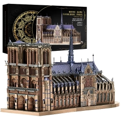 Metalowe Model 3D - Katedra Notre Dame